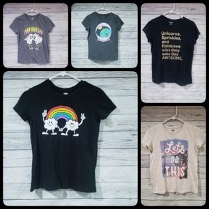 Bundle of girls tees